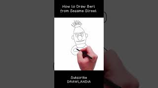 Learn How To Draw Bert From Sesame Street Fun Art Tutorial For Kids