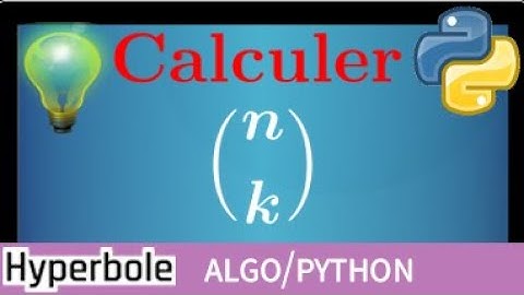 Python et triangle de Pascal • Ecrire un programme pour calculer les coefficients binomiaux • Lycée