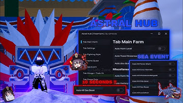 [ BEST ] Blox Fruit Script Astral Hub No Key !! - // Sea Event // Terror Shark // Sea Beast //