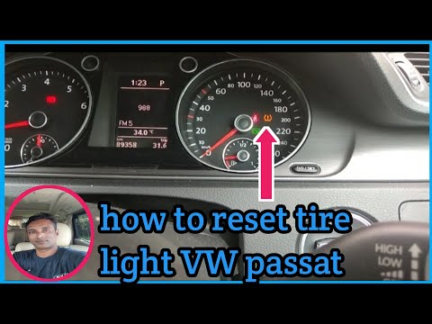 how to reset tire pressure light quick &easy , Volkswagen Passat