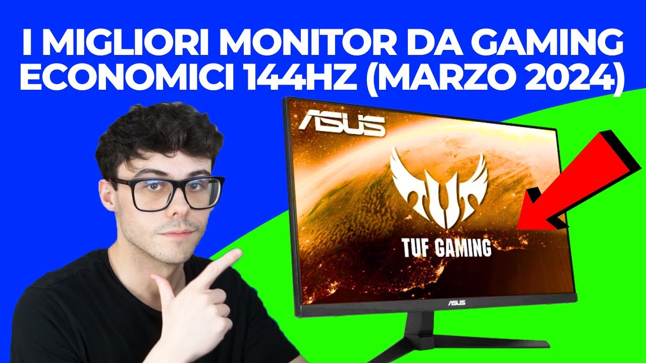 MONITOR DA GAMING ECONOMICO 144HZ - I MIGLIORI PER PS5, PC, XBOX DEL 2024