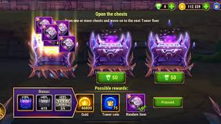 Hero Wars App. The tower. screenshot 2