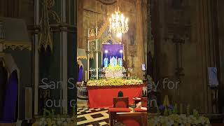 Altar of Repose at San Sebastian Church during the holy week for Visita Iglesia 2026 #shorts