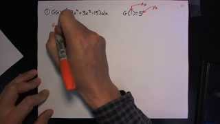 Integrals - Specific Solutions pt 1