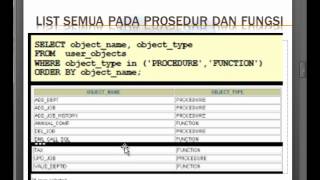 tutorial oracle 10g : managing sub programs