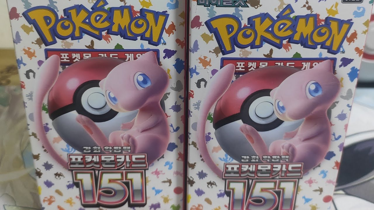 Korean 151 Booster box opening YouTube