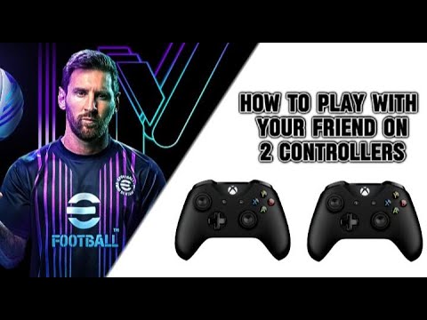 How to play with 2 controllers in in Efootball2024 works with Playstation,Xbox,PC