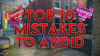 10 MISTAKES to AVOID in MW3 Ranked Play to get to IRIDESCENT\/CRIMSON!