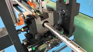 Refrigerator Copper Tube Punching Machine For Flange Hole Collaring
