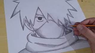 FACIL DE DESENHAR, COMO DESENHAR O KID KAKASHI