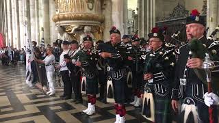 Amazing Grace, United Pipers for Peace, Amiens Cathedral