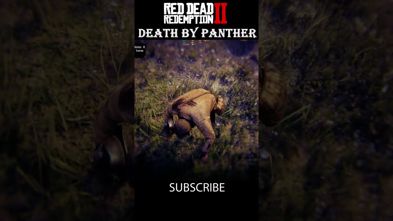 Can I Survive against Panther??- Red Dead Redemption  2 Max Settings