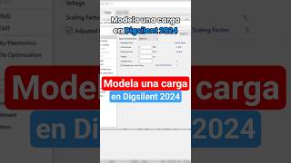 Modela una carga en Digsilent 2024