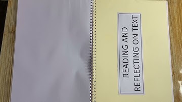 Reading and Reflecting on Text || B.Ed. Practical File || KUK ||