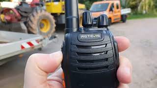 Wir testen die Retevis H777D PMR 446 MHz Funkgeräte! 73+55 📻👍