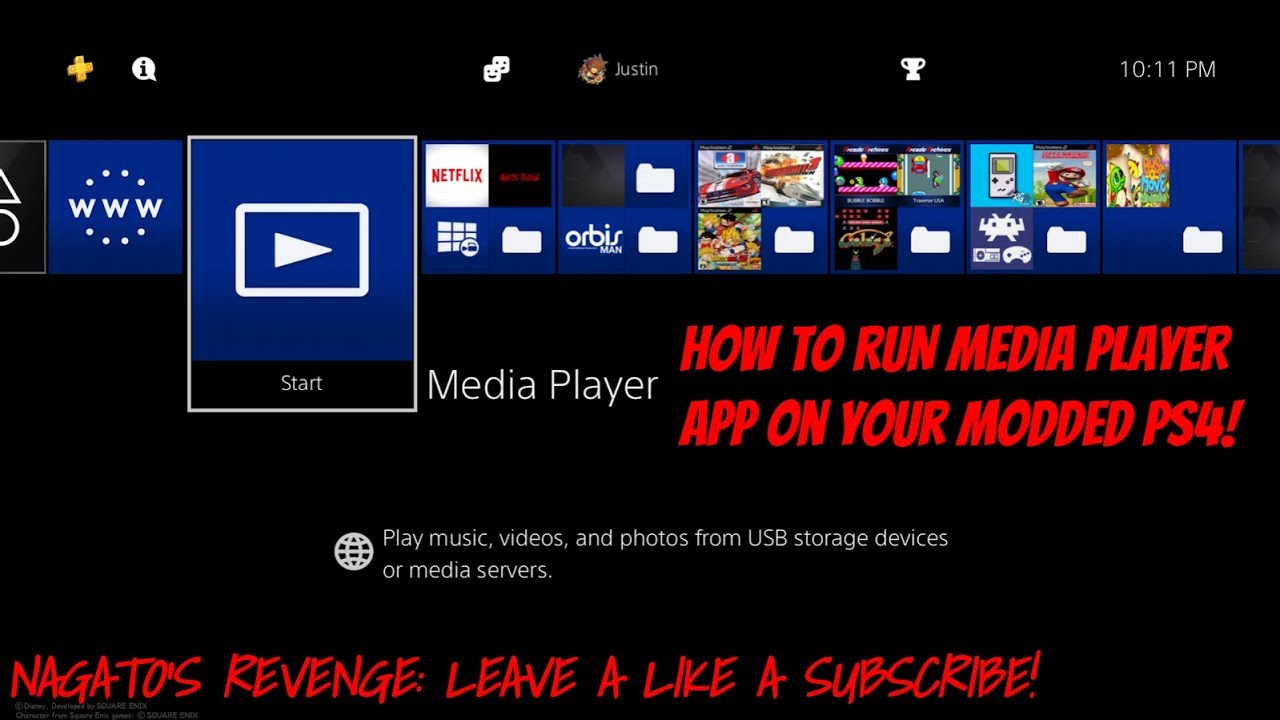 How Install Media Player On Your Modded PS4! [EASY] -