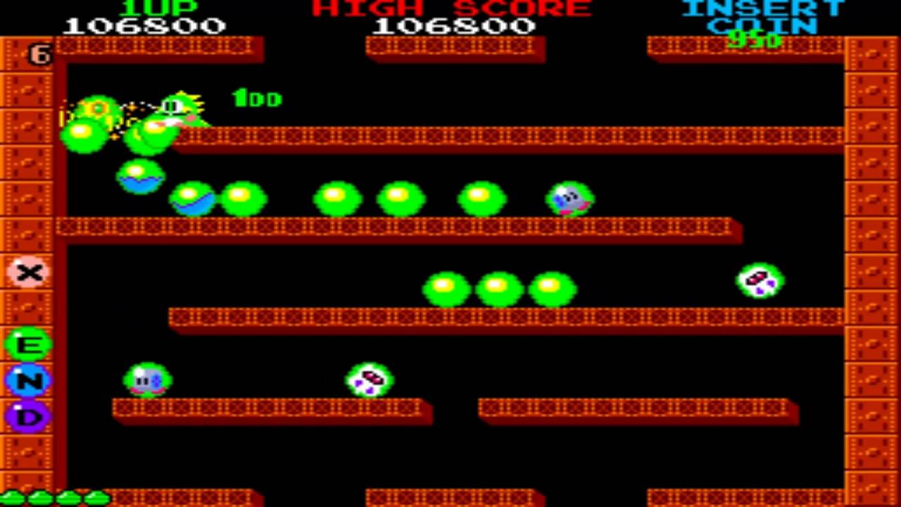 Bubble Bobble para Arcade (1986)