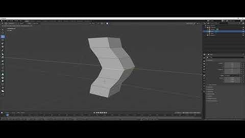 Blender 2.83 - Using Proportional editing and Lining up all Vertices video..