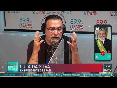 Lula Da Silva en Radio Con Vos