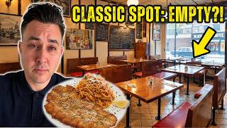 Solo Lunch at a 60 Year Old Restaurant Loved Over the Years: Now EMPTY!