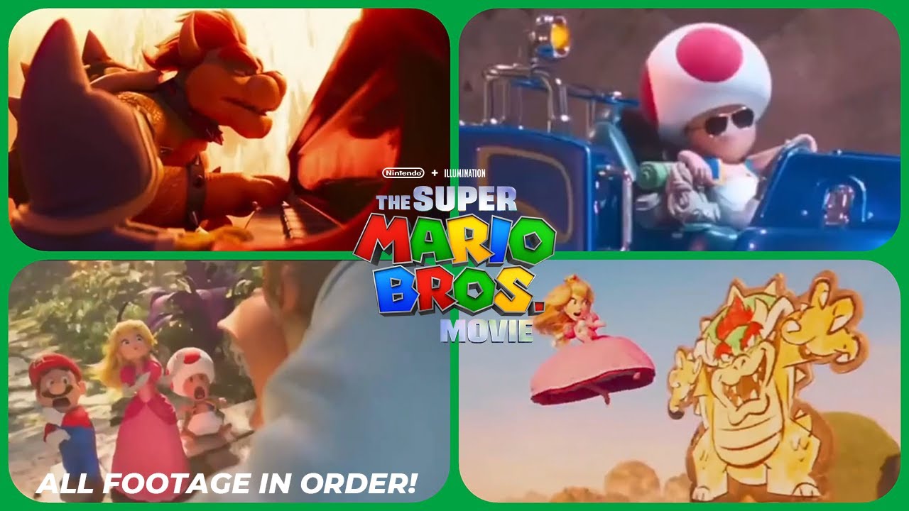 The Super Mario Bros. Movie - All Clips, Spots & Trailers From The