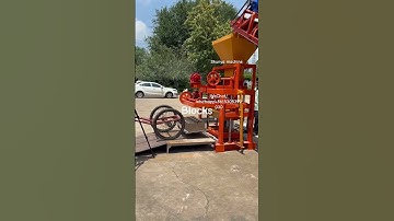 QTJ4-35 concrete block making machine #blockmachine #brick #bricks #mixer #brickmachine