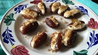 Cream Cheese Stuffed Dates - Episode 37 - Baking with Eda