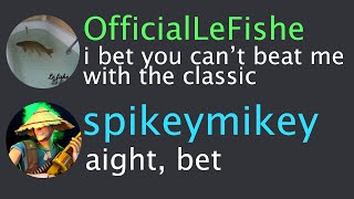 i was challenged to a duel with the classic…