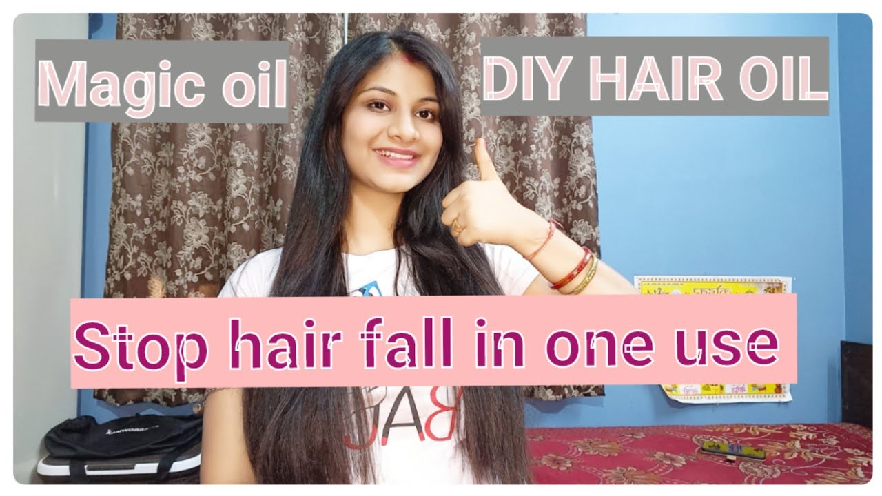 MAGIC OIL TO STOP HAIR FALL 🤔🤫🤫 DIY HAIR OIL STOP PREGNANCY HAIR FALL Mokshi_diaries,🍁 YouTube