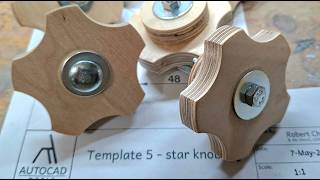 Making Five Star Wooden Knobs