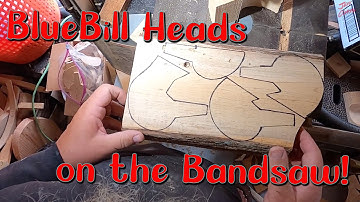 How to Cut Out a Duck Decoy Head on a Bandsaw - Decoy Carving - Pitboss Waterfowl Style - BETTER