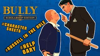 BULLY SCHOLARSHIP EDITION WALKTHROUGH CHARACTER SHEETS!!! (PC GAMEPLAY) HD 60 FPS