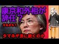 韓国の康京和外相が辞任するかもしれない?文政権が危ないから仕方がないのかな。