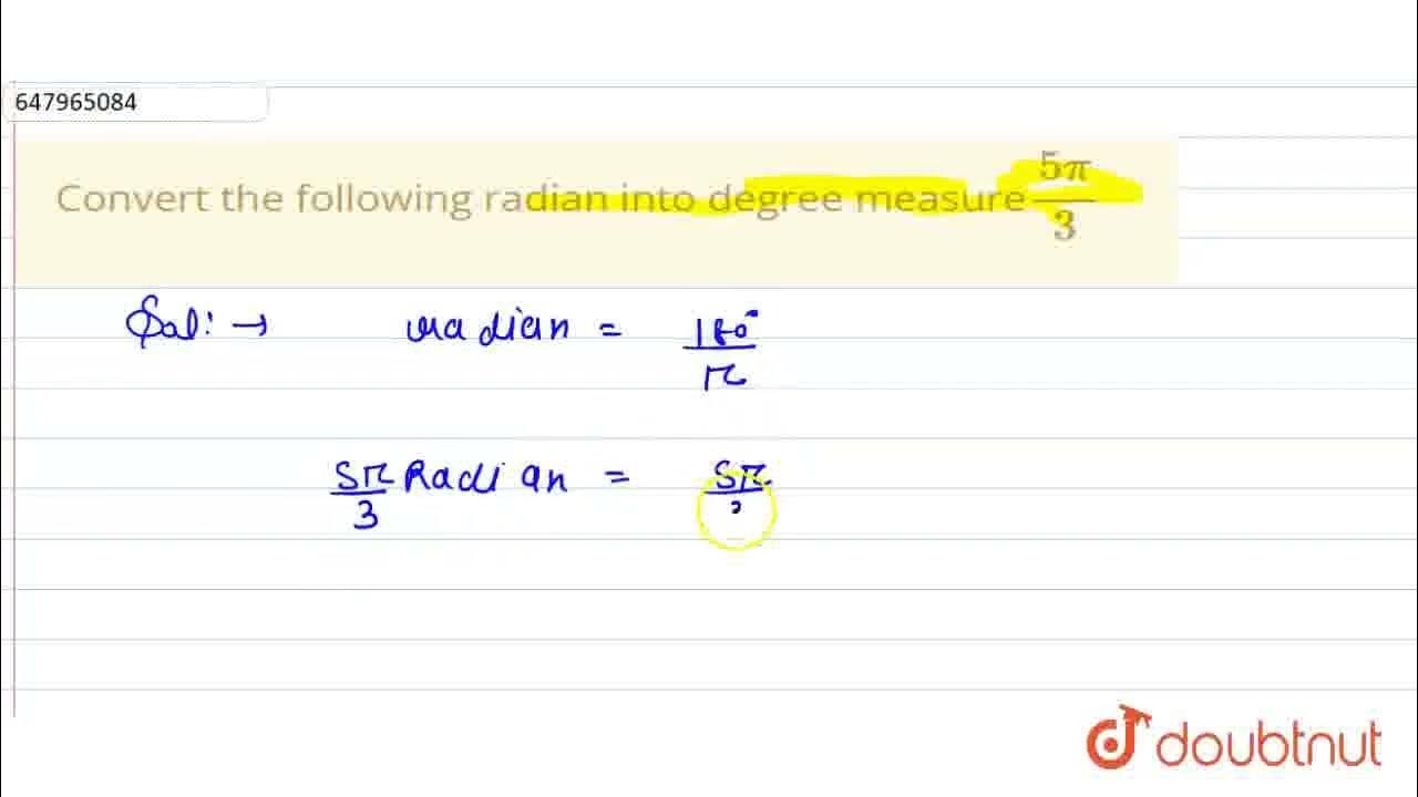 convert-the-following-radian-into-degree-measure-5pi-3-class-12