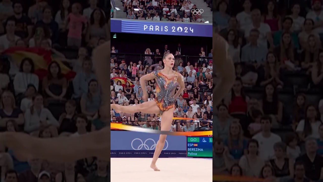 Polina Berezina delivered an unforgettable ribbon routine at #Paris2024. ๐ #Olympics