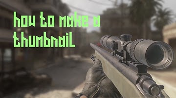 How to make a thumbnail w Gimp 2.8 ( 2017 )