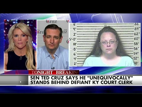 Cruz 'Unequivocally' Stands with KY Clerk Who Refused to Issue Gay Marriage Licenses