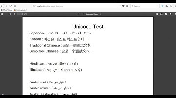 Thumbnail of Using Non-latin Unicode (Japanese, Hindi, Arabic, etc) Characters in PDF | PHP TCPDF Tutorial #2