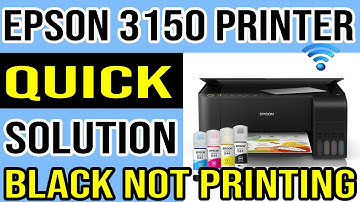 What to do if Your Epson L3150 Printer Prints Blank Pages or Missing Colors?