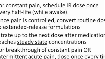 Clinical application of opioid PK