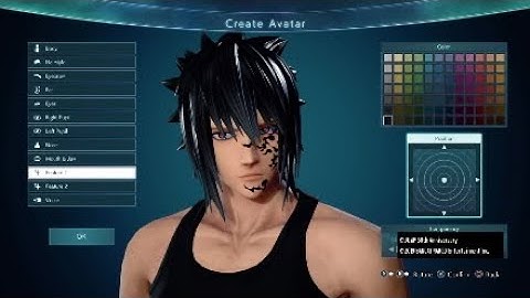 HOW TO CREATE CURSE MARK SASUKE UCHIHA IN JUMP FORCE!!!