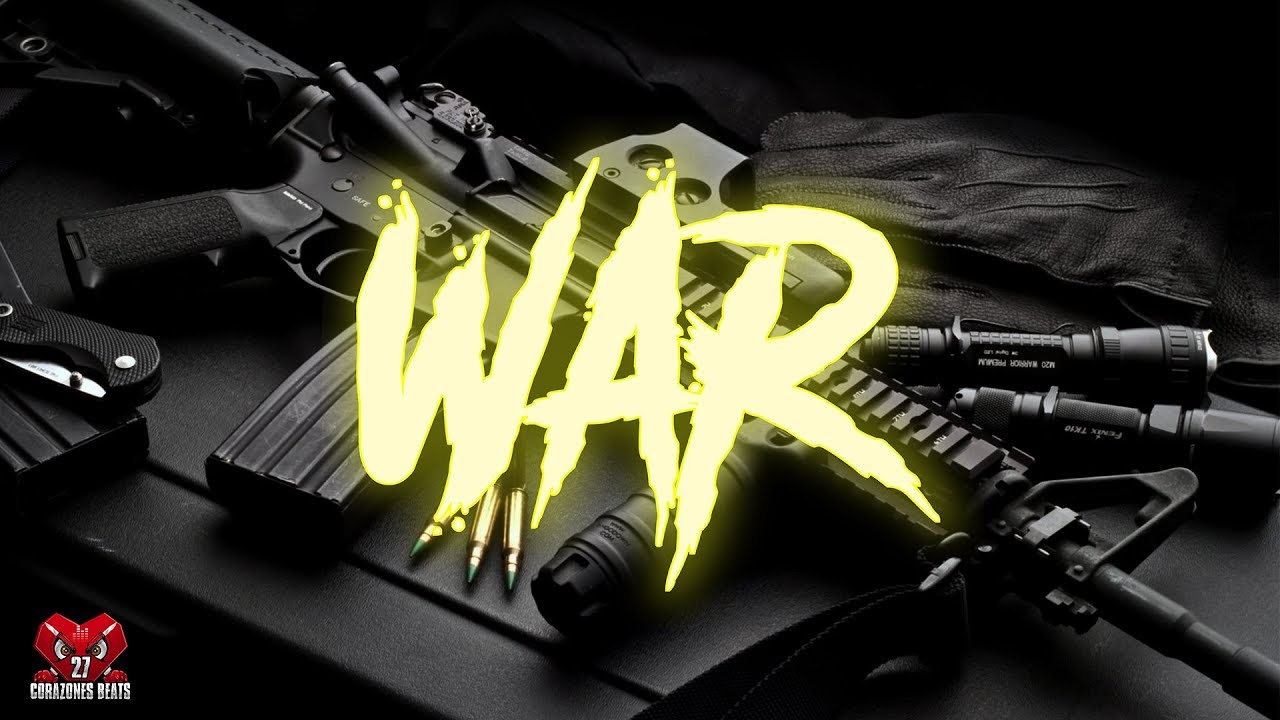 'WAR'  FREE Trap Beats 2017 Instrumental - Aggressive Type Beat - Free Rap Instrumental -