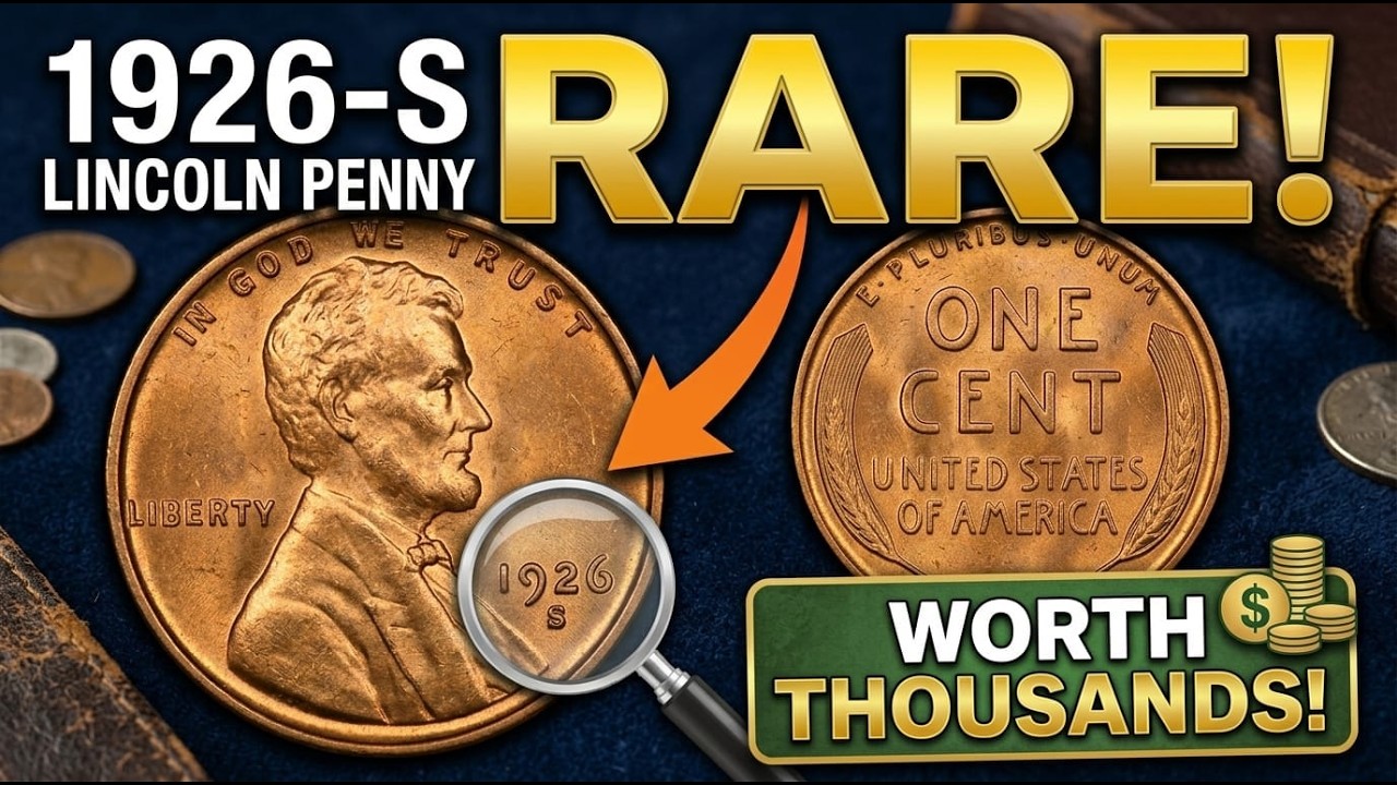1926-S Lincoln Wheat Penny: The Rare Key Date Coin Worth Thousands