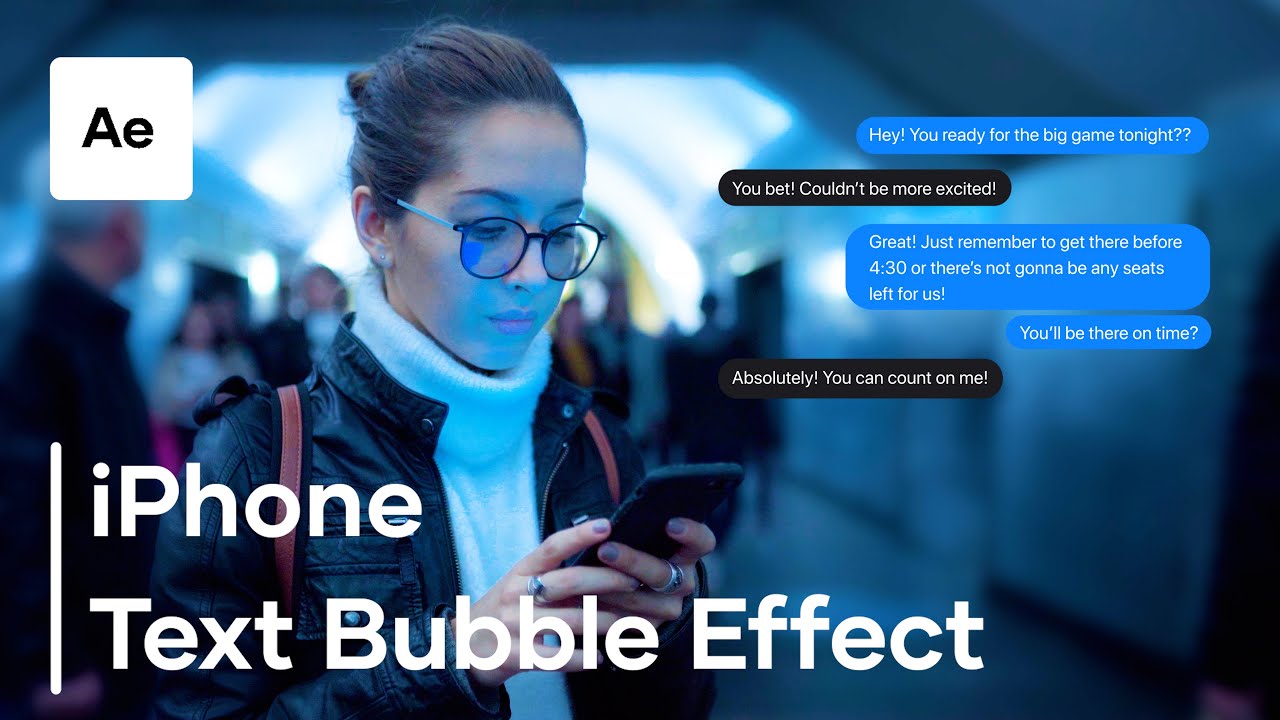 speech bubble after effects