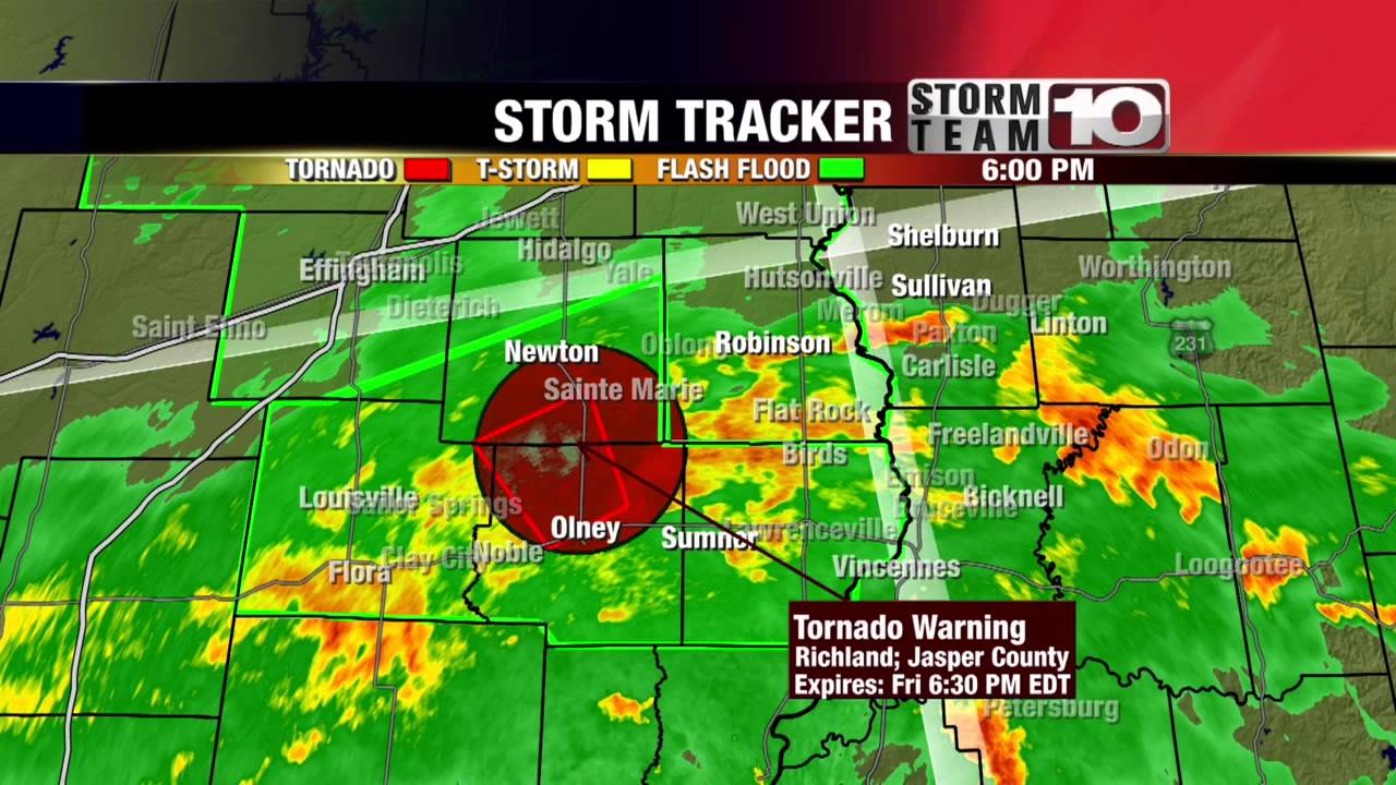 First Weather Tornado Warning - YouTube