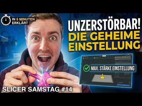 Hör auf mit sinnlosem Infill! So werden dünne Teile unzerstörbar! | Slicer Samstag #14