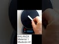 BALANZA Material 1 Medición #1