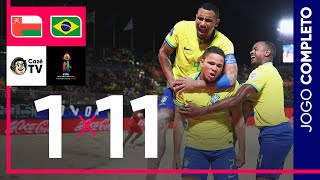 Thumbnail for JOGO COMPLETO: BRASIL X OMÃ | 3ª RODADA | COPA DO MUNDO DE FUTEBOL DE AREIA DA FIFA