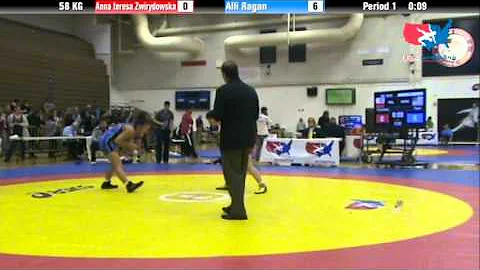 WM 58 KG - Anna teresa Zwirydowska vs. Alli Ragan