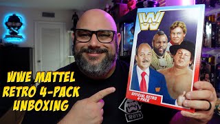 WWE Mattel Retro 4 Pack Figure Unboxing
